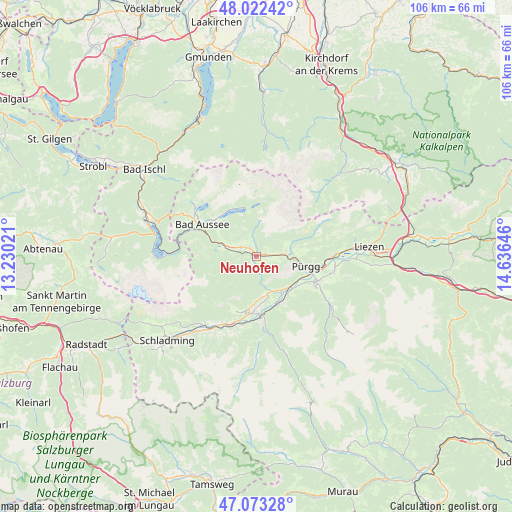Neuhofen on map
