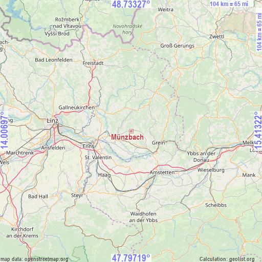 Münzbach on map