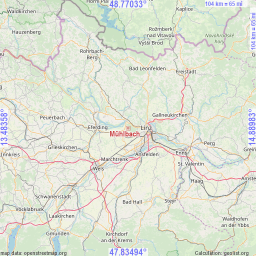 Mühlbach on map