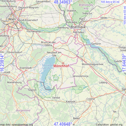 Mönchhof on map