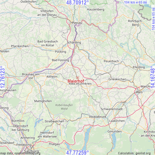Maierhof on map