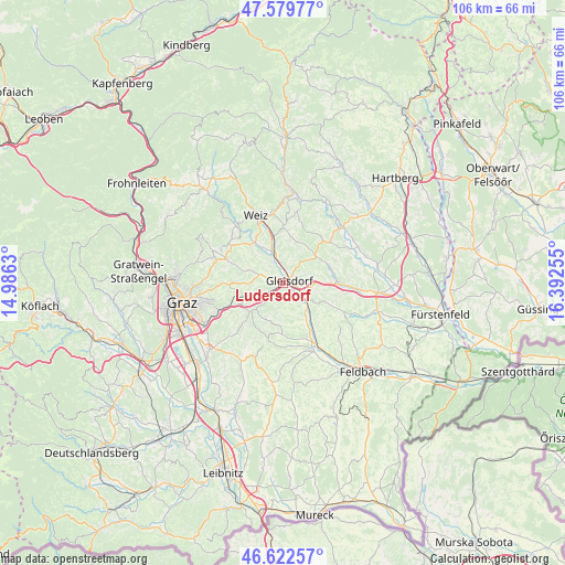 Ludersdorf on map
