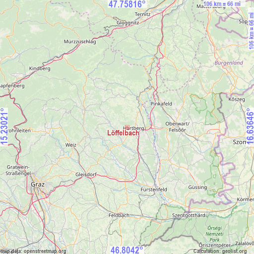 Löffelbach on map