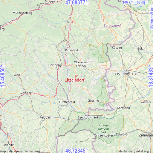 Litzelsdorf on map
