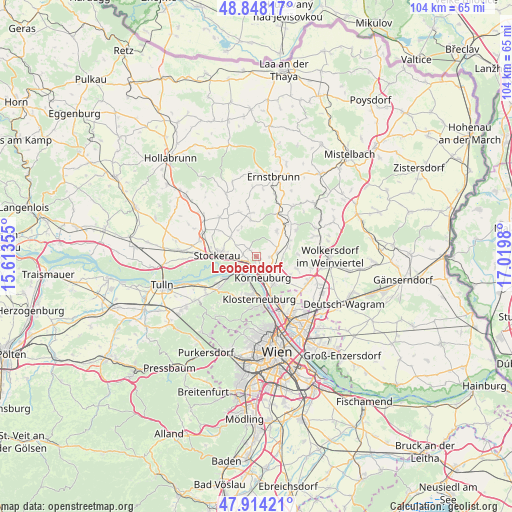 Leobendorf on map