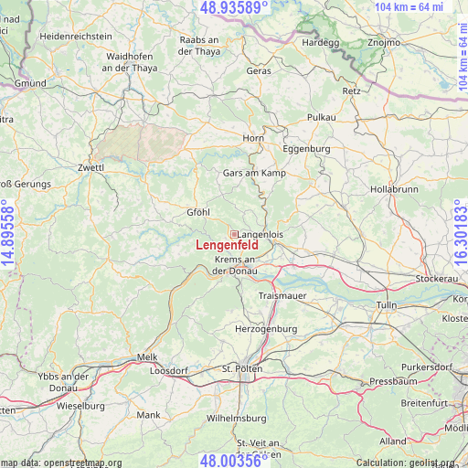 Lengenfeld on map