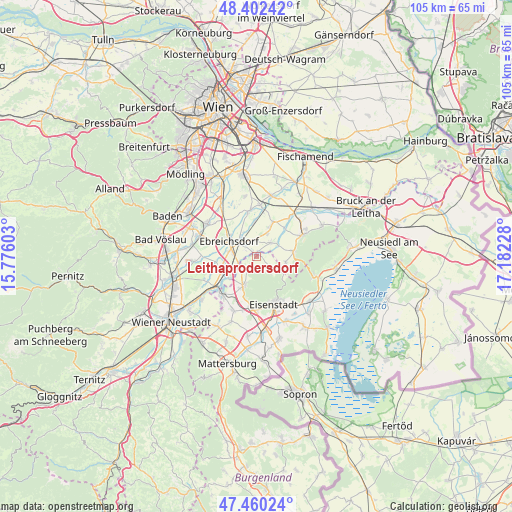 Leithaprodersdorf on map