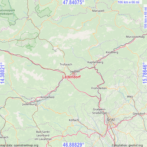 Leitendorf on map