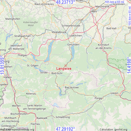Langwies on map