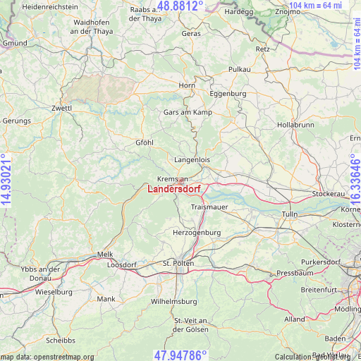 Landersdorf on map