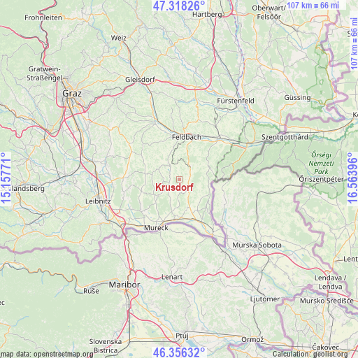 Krusdorf on map