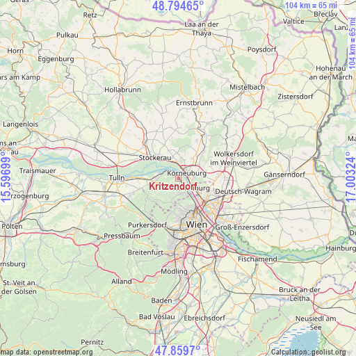 Kritzendorf on map