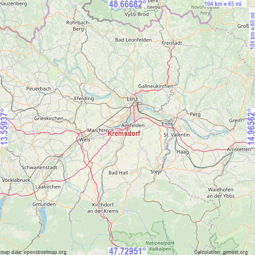 Kremsdorf on map