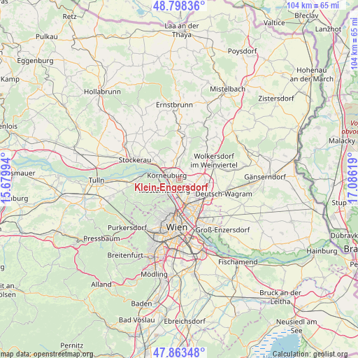 Klein-Engersdorf on map