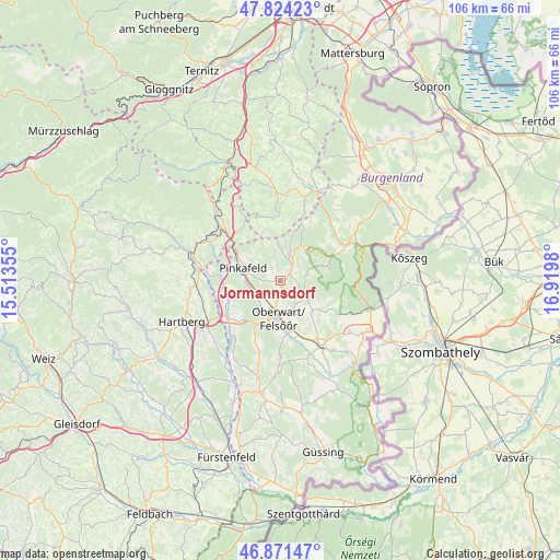 Jormannsdorf on map