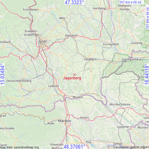 Jagerberg on map