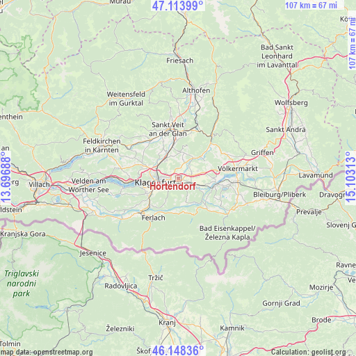 Hörtendorf on map