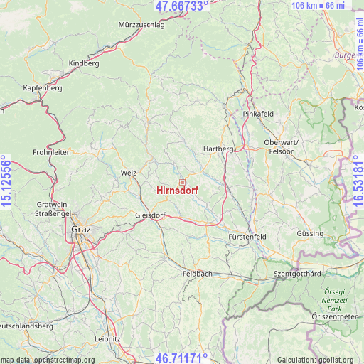 Hirnsdorf on map