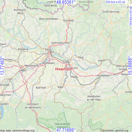 Hiesendorf on map