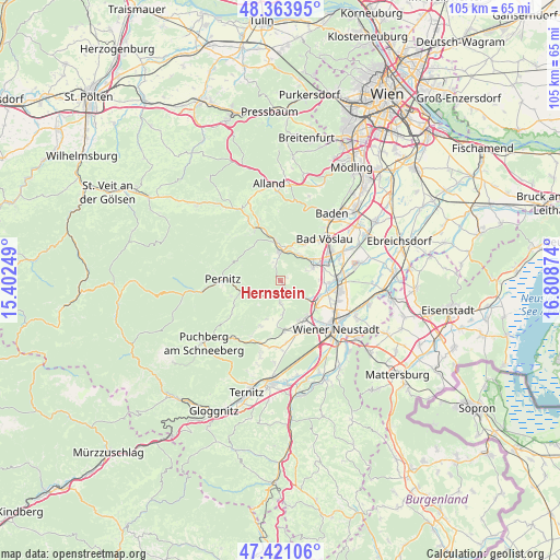 Hernstein on map