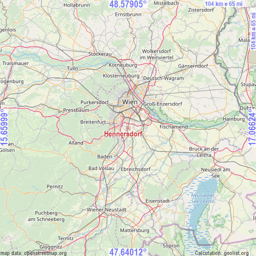 Hennersdorf on map