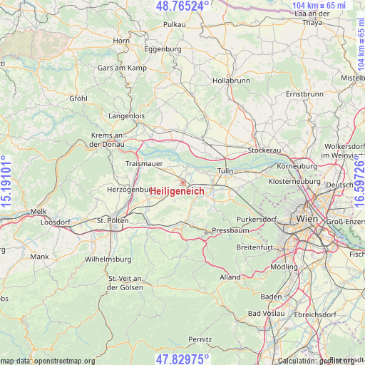 Heiligeneich on map