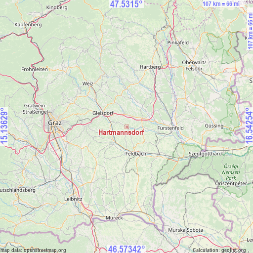 Hartmannsdorf on map