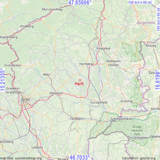 Hartl on map