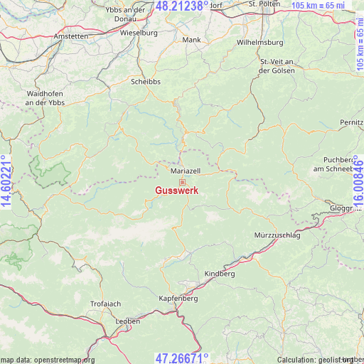 Gusswerk on map