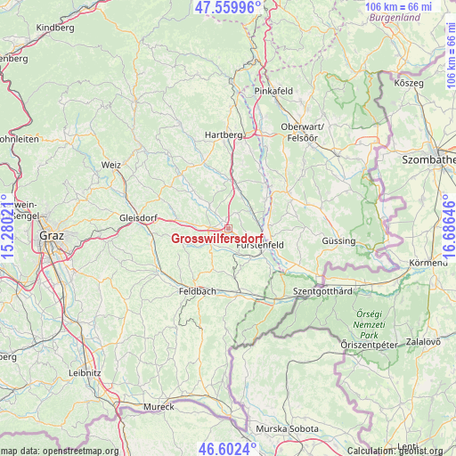 Grosswilfersdorf on map
