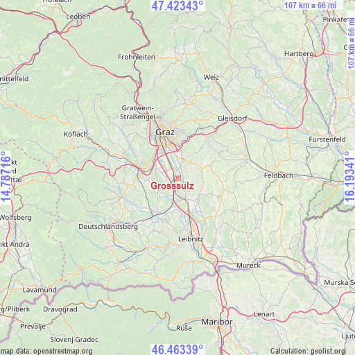 Grosssulz on map