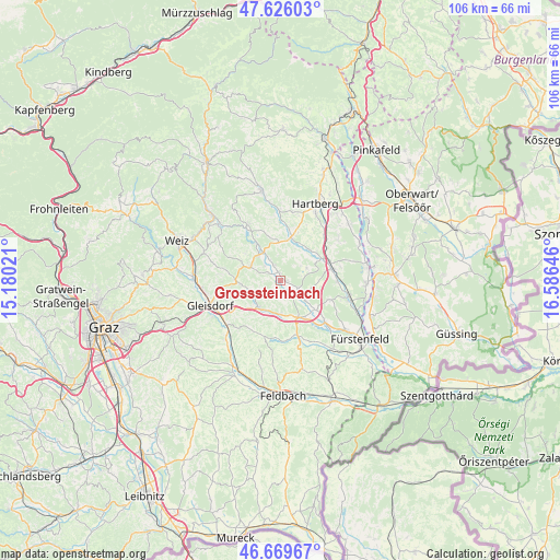 Grosssteinbach on map