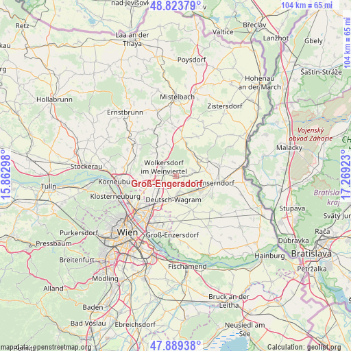 Groß-Engersdorf on map