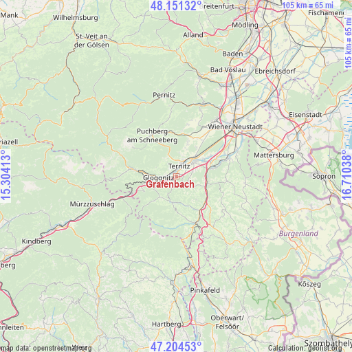 Grafenbach on map