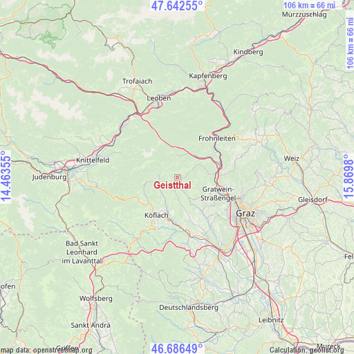 Geistthal on map