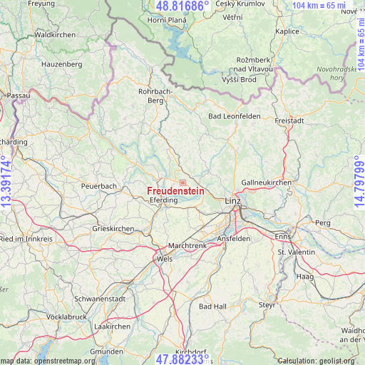 Freudenstein on map