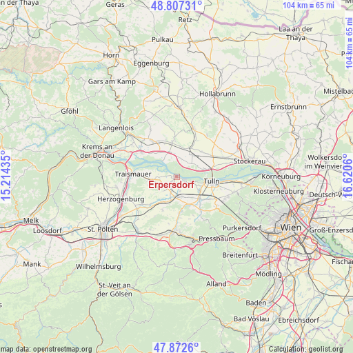 Erpersdorf on map