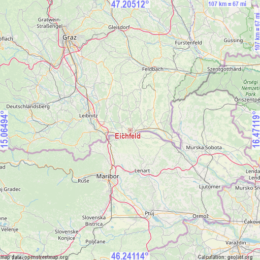 Eichfeld on map