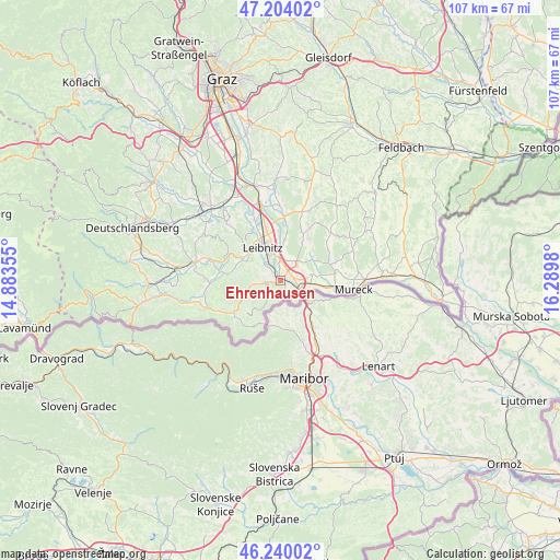 Ehrenhausen on map