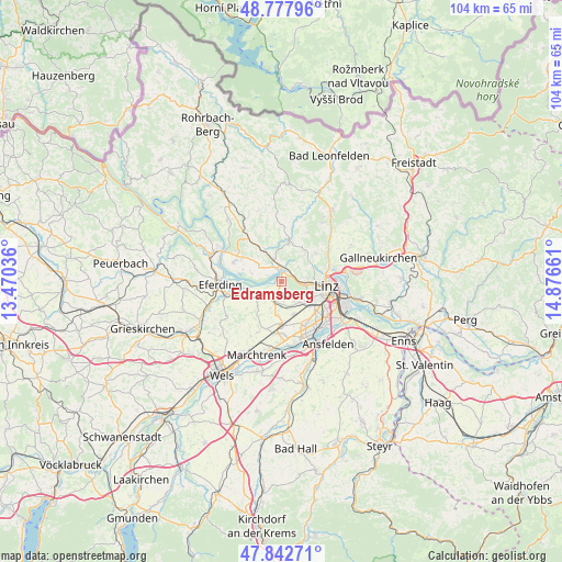 Edramsberg on map