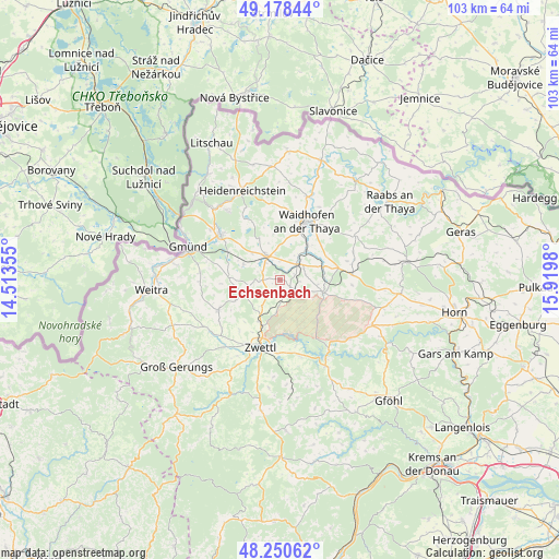 Echsenbach on map
