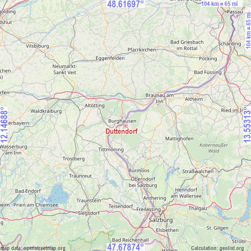 Duttendorf on map