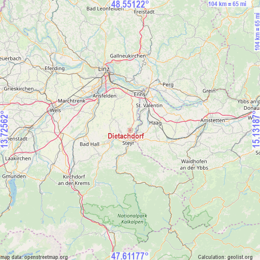 Dietachdorf on map
