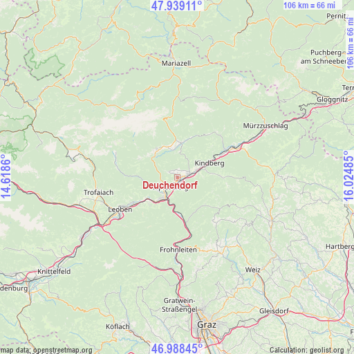 Deuchendorf on map