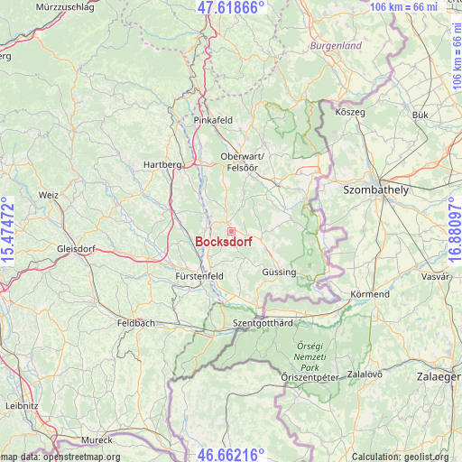 Bocksdorf on map