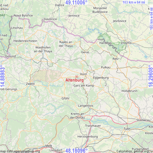 Altenburg on map