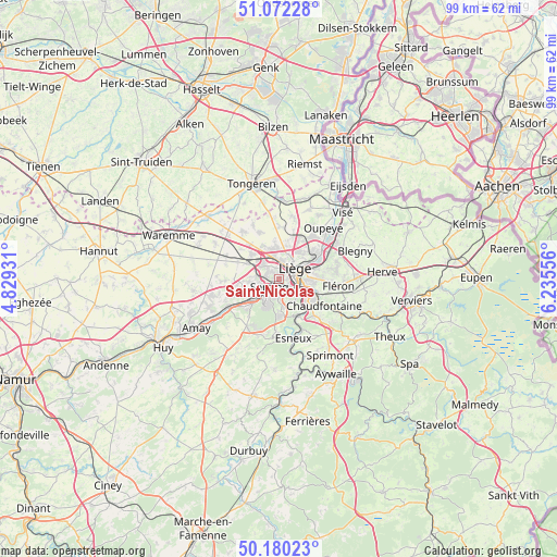 Saint-Nicolas on map