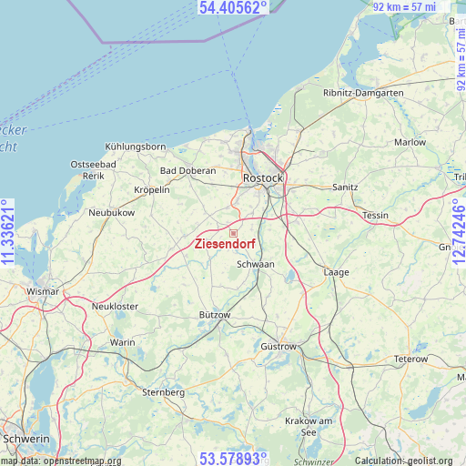 Ziesendorf on map