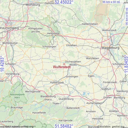 Wulferstedt on map