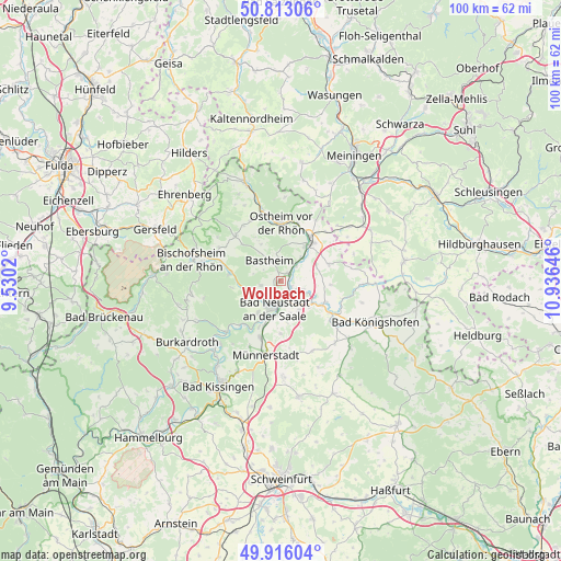Wollbach on map